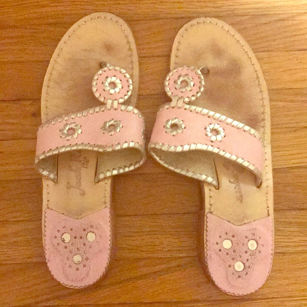 Rose Jack Rogers sandals, size 8
